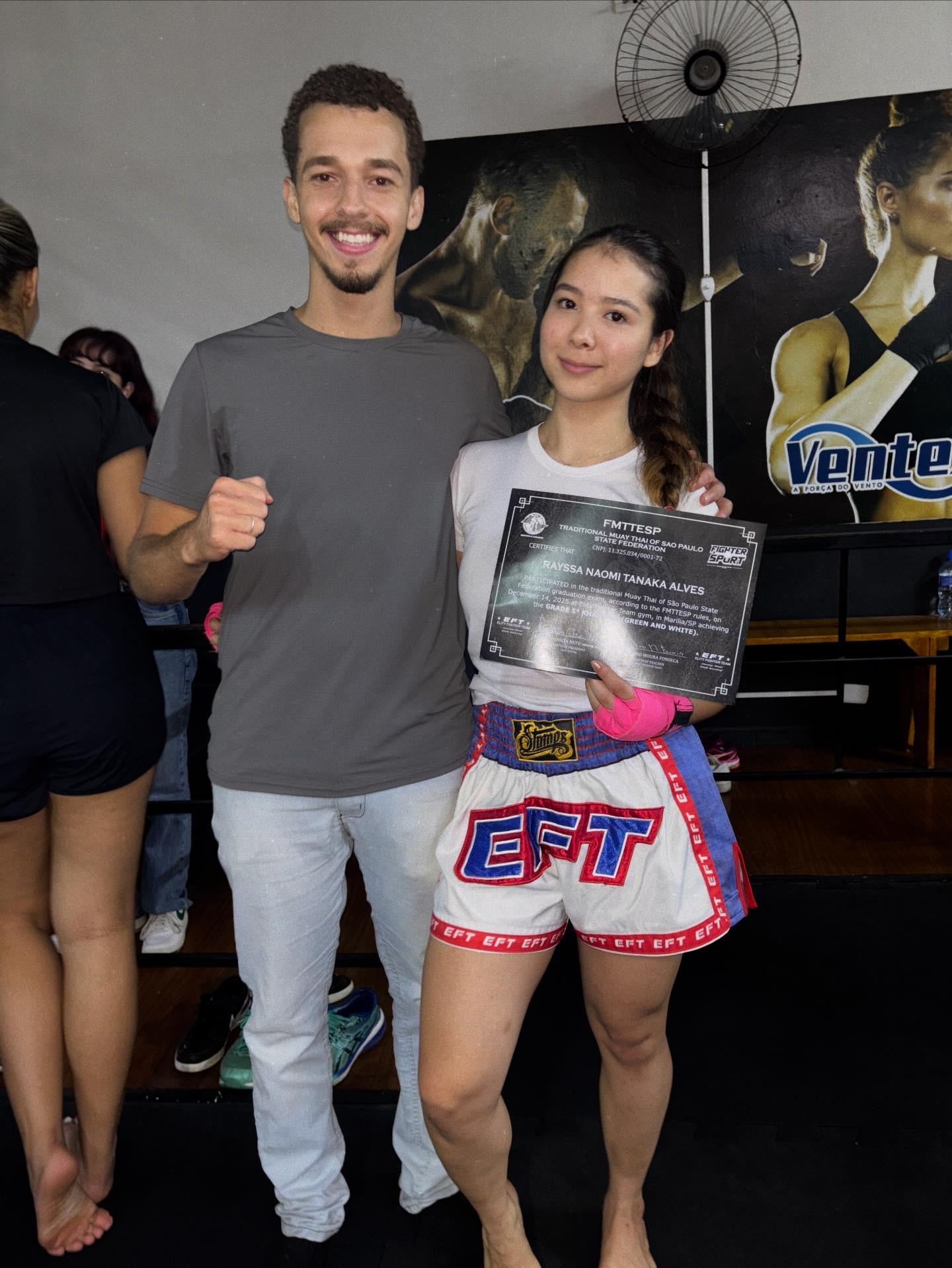 Orgulho imenso de estar na sua graduação de Muay Thai